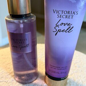 Victoria Secret Love Spell Fragrance Mist & Body Lotion